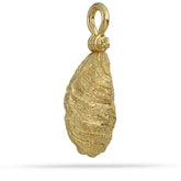 14K Gold Oyster Pendant